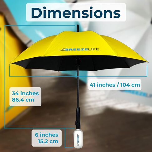 Sun Umbrella with Fan and Mister. A portable misting fan that blocks 99.9% of all UVA and UVB rays. Cooling for festival, beach and summer activities. in Kuwait