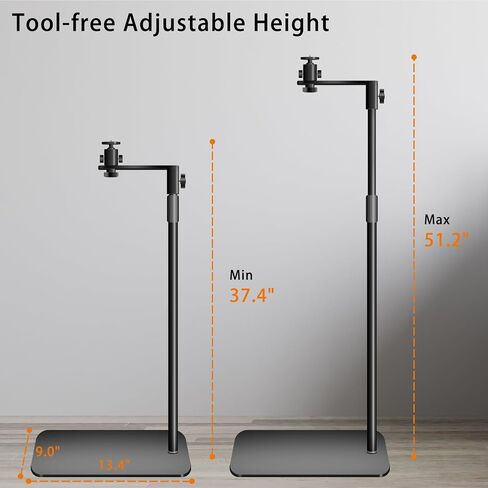 Projector Stand Projector Floor Mount 360° Rotatable Adjustable Height Heavy Duty Stand Compatible with XGIMI, Nebula, VANKYO, Jinhoo, AuKing in Saudi Arabia