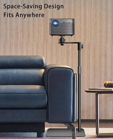 Projector Stand Projector Floor Mount 360° Rotatable Adjustable Height Heavy Duty Stand Compatible with XGIMI, Nebula, VANKYO, Jinhoo, AuKing in Saudi Arabia