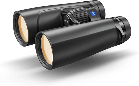 مناظير ZEISS SFL مقاس 8 × 30 خفيفة الوزن وصغيرة الحجم ومقاومة للماء وزجاج مطلي عالي الدقة لمشاهدة الطيور والصيد لمراقبة الحياة البرية في الشفق والإضاءة المنخفضة مع SmartFocus، أسود in Kuwait