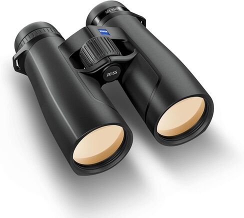مناظير ZEISS SFL مقاس 8 × 30 خفيفة الوزن وصغيرة الحجم ومقاومة للماء وزجاج مطلي عالي الدقة لمشاهدة الطيور والصيد لمراقبة الحياة البرية في الشفق والإضاءة المنخفضة مع SmartFocus، أسود in Kuwait