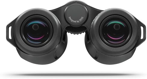 مناظير ZEISS SFL مقاس 8 × 30 خفيفة الوزن وصغيرة الحجم ومقاومة للماء وزجاج مطلي عالي الدقة لمشاهدة الطيور والصيد لمراقبة الحياة البرية في الشفق والإضاءة المنخفضة مع SmartFocus، أسود in Kuwait