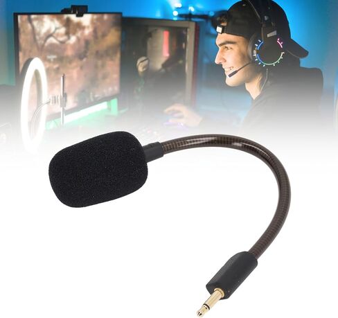 Mic Replacement for Razer BlackShark V2 BlackSharV2 Pro Gaming Headset, 3.5mm Noise Cancelling Game Boom Microphone for BlackShark V2 BlackSharV2 Pro (White) in Saudi Arabia
