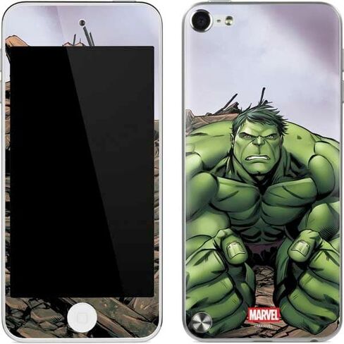 Skinit Decal MP3 Player Skin Compatible with iPod Touch (5th Gen&2012) - Officially Licensed Marvel Enraged Hulk Design in Saudi Arabia