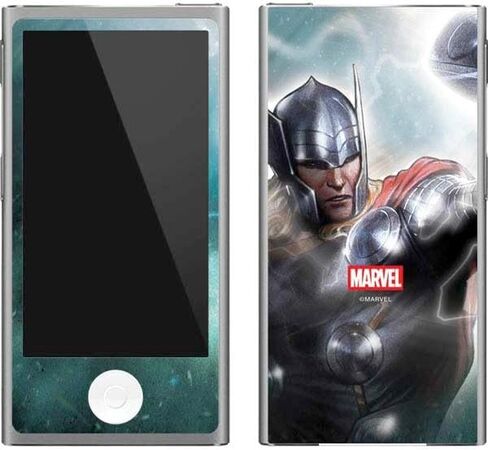 Skinit MECAL MP3 Player Skin متوافق مع iPod Nano (7th Gen & 2012) - Marvel Thor Thor و Mjolnir مرخص رسميًا in Kuwait
