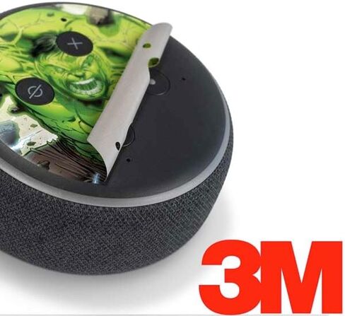 Skinit Skinit Audio Audio Skin متوافق مع Amazon Echo Dot 3 - Marvel Hulk Green Goliath Design in Kuwait