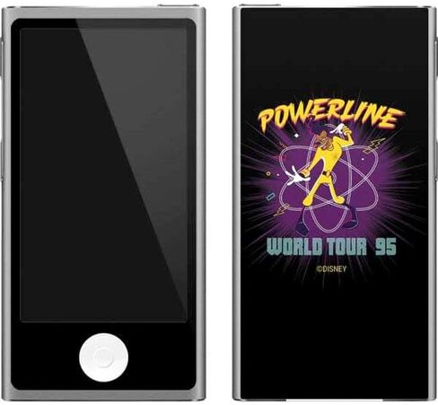 Skinit Decal MP3 Player Skin Compatible with iPod Nano (7th Gen&2012) - Officially Licensed Disney Powerline World Tour 95 Design in Kuwait