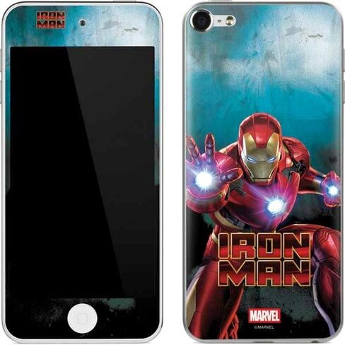 Skinit MECAL MP3 Player Skin متوافق مع iPod Touch (6th Gen 2015) - Marvel Iron Man Respulsor Design in Kuwait
