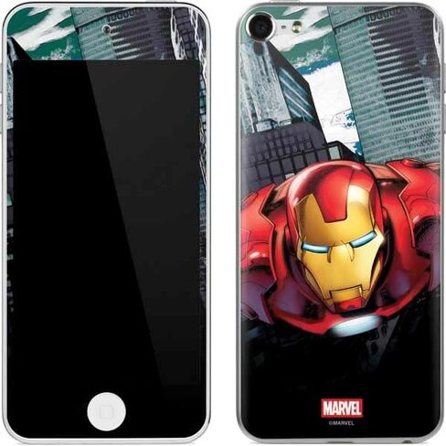 Skinit MECAL MP3 Player Skin متوافق مع iPod Touch (6th Gen 2015) - Marvel Iron Man Respulsor Design in Kuwait