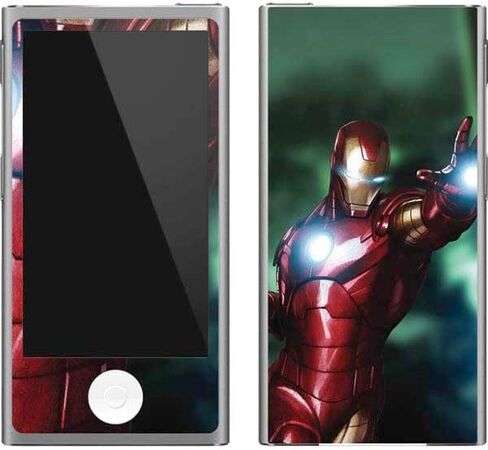Skinit MECAL MP3 Player Skin متوافق مع iPod Nano (7th Gen & 2012) - Marvel Iron Man Respulsor Design in Kuwait