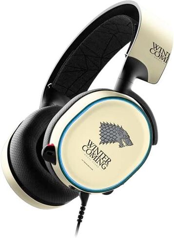 Skinit Skinit Audio Audio Skin متوافق مع Steelseries Arctis 3 - Game of Thrones مرخص رسميًا: تصميم Targaryen House Targaryen in Kuwait