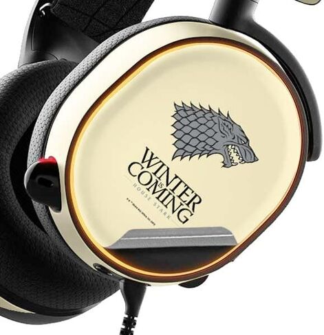 Skinit Skinit Audio Audio Skin متوافق مع Steelseries Arctis 3 - Game of Thrones مرخص رسميًا: تصميم Targaryen House Targaryen in Kuwait