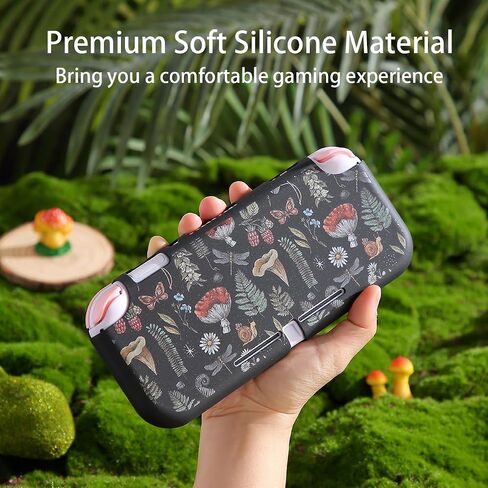 Case for Nintendo Switch Lite Protective Accessories Soft Silicone Cover Shell Compatible ONLY for Switch Lite Sage Green Checker Anti-Drop Shock Proof Aesthetic Protector in Saudi Arabia