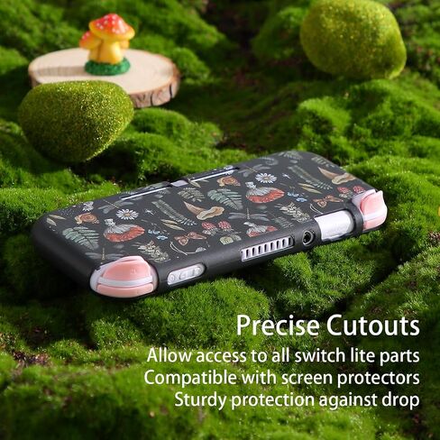 Case for Nintendo Switch Lite Protective Accessories Soft Silicone Cover Shell Compatible ONLY for Switch Lite Sage Green Checker Anti-Drop Shock Proof Aesthetic Protector in Saudi Arabia