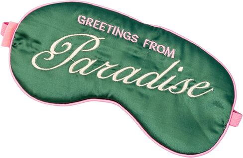 ban.do Getaway Eye Mask with Adjustable Strap, Happy Place in Saudi Arabia