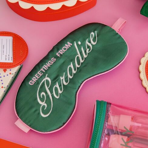 ban.do Getaway Eye Mask with Adjustable Strap, Happy Place in Saudi Arabia