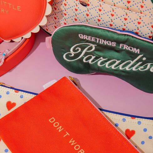 ban.do Getaway Eye Mask with Adjustable Strap, Happy Place in Saudi Arabia
