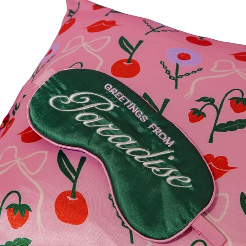 ban.do Getaway Eye Mask with Adjustable Strap, Happy Place in Saudi Arabia