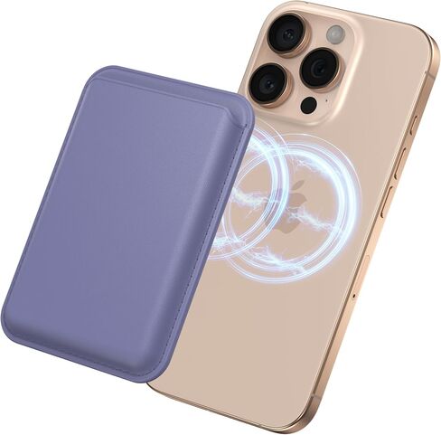 Vancle MagSafe Wallet - Magnetic Wallet Cell Phone Card Holder for iPhone 16 Series, RFID Leather Wallet Stick on Series of iPhone 15 14 13 12 Plus/Pro/Pro max & Devices in Saudi Arabia