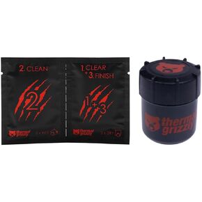 Thermal Grizzly Kryonaut Thermal Paste (9ml) and Cleaning Wipes Bundle