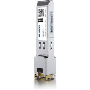 1000Base-T SFP Copper Transceiver, 1.25G SFP to RJ45 Ethernet Module, Up to 100m, for Ubiquiti UniFi UF-RJ45-1G, Meraki MA-SFP-1GB-TX, Mikrotik, TP-Link, Intel and More, 1 Pack