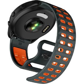 ISABAKE Watch Band for Garmin Vivoactive 4/Forerunner 265/Forerunner 255/Venu 3/Venu 2, 22mm Quick Release Silicone Replacement Band