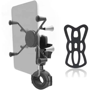 Strg Tablet Mount with Composite Double Socket Arm(Medium) for 6" Tablets, Tablet Holder Compatible with RAM B Size 1" Ball Mounts Components for Motorcycle Bike Car etc