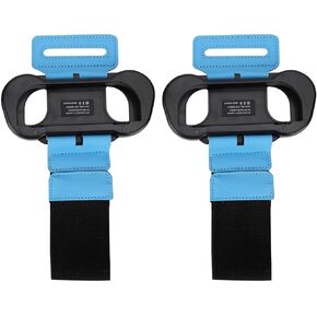 Wrist Bands Compatible with Just-Dance, Two Comfortable Adjustable Elastic Dance Strap for Switch Small Handle, 2 Pack(Blue)