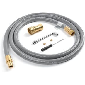 Koda 16in Natural Gas Conversion Kit, Grey/Brass, One Size