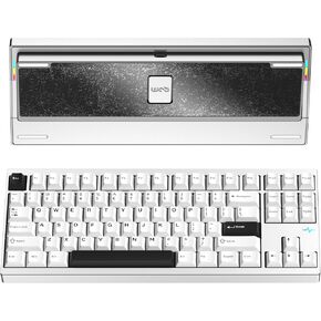 WOBKEY Crush 80 Reboot CNC Aluminum 5-Second Quick-Release Triple-Mode Connectivity Mechanical Keyboard with Superior Acoustics (Pro Navy)