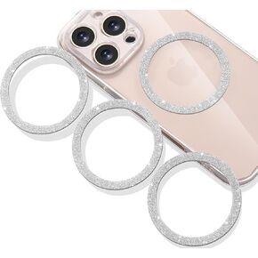 4 Pack Universal Magnetic Ring, Jsoerpay Metal Ring Sticker for All Phone Cases & Wireless Charging, Magnetic Car Mount/Phone Holder Conversion Kit, Silver