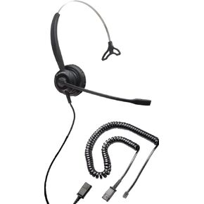 Global Teck Worldwide XS 820 Phone Headset Bundle for Cisco Office Phones - 6841, 6851, 6921, 6941, 6945, 6961, 7940, 7960, 7965, 7975, 8941, 8945, 8961, 9951, 9971 Desk Phones