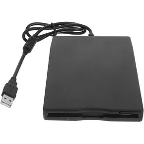 محرك أقراص مرنة محمولة USB مرنة للكمبيوتر الشخصي خفيفة الوزن قارئ أنظمة تشغيل متعددة نقل البيانات السريعة مع USB متوافق مع Windows ME XP