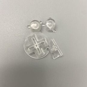 Game Boy Pocket High Quality Button Set - Clear White