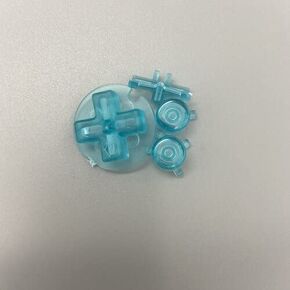 Game Boy Pocket High Quality Button Set - Clear Blue