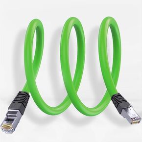 Ultra Category 5 Dual Shield High Flex Drag Chain Patch Cable Ethernet Cable Robot Arm Cable Industrial Grade Standard RJ45 Connector Injection Molding Model : 5M