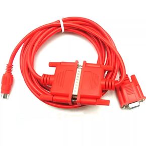 Applicable SC-09 PLC Programming Cable FX Series RS232 Serial Cable PLC Download Cable Data Communication Cable Red Length : 2 Meters