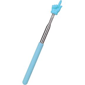 Extendable Finger Pointer Stick, School Collapsible Telescoping Long Hand Pointing Stick, Classroom Must Have Supplies Essentials, Black