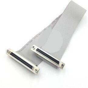HPDB68 SCSI Cable 68 Pin 68P Male Female Arraying Falt Length Customizable(50cm,Female to Female)