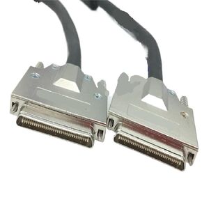 VHDCI68 to VHDCI68 Male 68 Pin SCSI Cable VHDCI 68-VHDCI 68 V68/V68 with Double Magnetic Ring 2m 4m(2m)