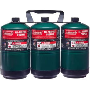 Propane Replacement Fuel Cylinders Camping- 16 Oz (6 Pack) Ready to Use