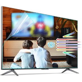 65" Anti Glare/Scratch Shield Blue Light TV Screen Protector Multi-Function Matte Monitor Film No Bubbles Fingerprints,65" Narrow Frame