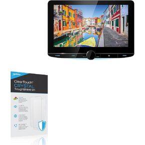 BoxWave Screen Protector Compatible with Kenwood DMX1057XR - ClearTouch Crystal ToughShield 9H (2-Pack), Clear 9H Tough Flexible Film Screen Protector