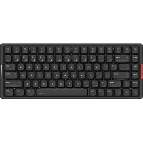 IQUNIX MQ80 Low Profile Mechanical Keyboard for Work and Gaming Tri Mode Wireless Wired CNC Aluminum Hot Swappable RGB Backlit Long Battery Life VIA Support (Black)