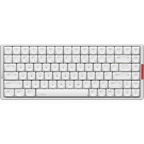 IQUNIX MQ80 Low Profile Mechanical Keyboard for Work and Gaming Tri Mode Wireless Wired CNC Aluminum Hot Swappable RGB Backlit Long Battery Life VIA Support (Silver) in Kuwait