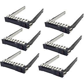 6-Pcs Hard Drive Tray Caddy 2.5" SSD Bracket P22892 P22892-002 Hard Drive Tray Compatible for HP G10 Gen10 Plus V2 G11 Server DL20 DL360 DL365 DL380 DL385 DL325