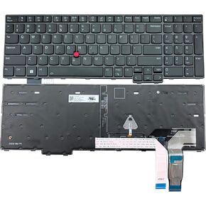 BestParts US Layout Laptop Keyboard Backlight with TrackPoint Replacement for Lenovo Thinkpad L15 Gen3 Gen4 T16 Gen1 Gen2 P16s Gen1 Gen2 P16v Gen1 Gen2 5N21K05004 5N21D93612 5N21D93760 5N21K05152