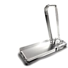 NO-M.A.R® Universal Double Stack Clear Acrylic 9mm 40s&w 10mm 45acp Pistol Display Stand
