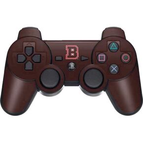 Skinit Decal Gaming Skin Compatible with PS3 Dual Shock Wireless Controller - Officially Licensed College Brown B Logo Design