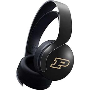 Skinit Decal Gaming Skin Compatible with Pulse 3D Wireless Headset for PS5 - Officially Licensed Purdue University Purdue Grey Logo Design